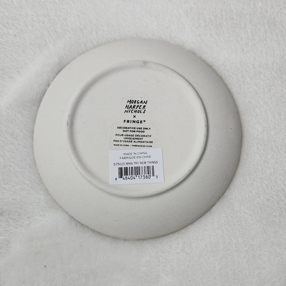 Morgan Harper Nichols By Fringe Dare To Try New Things Stoneware Trinket Tray - Picture 4 of 5